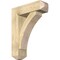 Ekena Millwork Thorton Craftsman Rough Sawn Bracket w/ Offset Brace, Douglas Fir, 8"W x 26"D x 34"H BKT0806X26X34THR04RDF - alternate 1